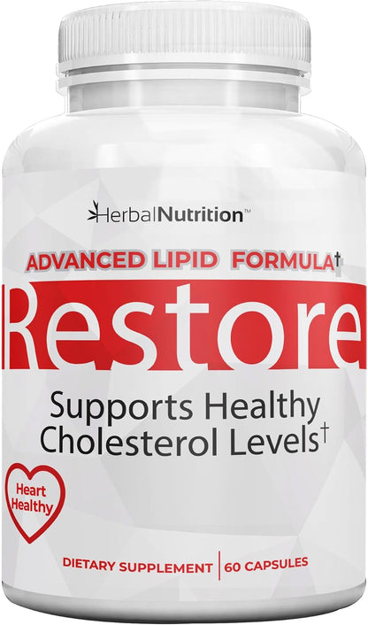 Herbal Nutrition Restore – Apoyo Salud – Levadura roja de arroz (Monascus purpureus): Contiene monacolina K, una – Image 1