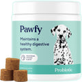 Pawfy Probióticos para Perros | Salud Digestiva y Piel | 30 Chews de Pollo