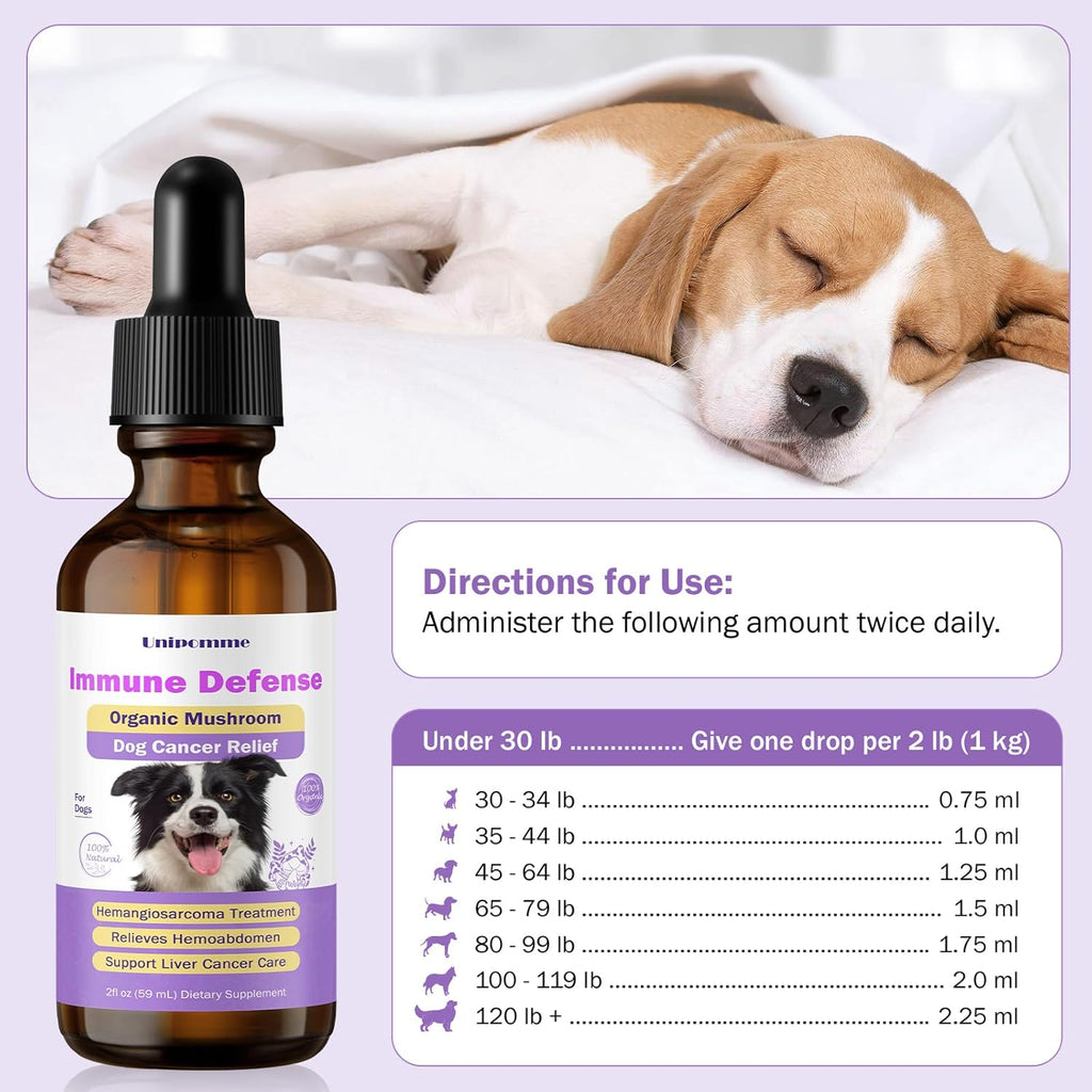 Pet Critical Guard - Suplemento Herbal para Perros contra el Cáncer, 59 ml