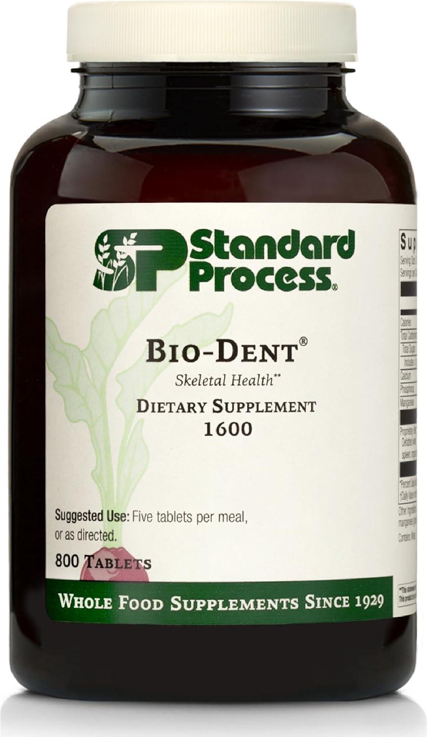 Standard Process Bio-Dent - Suplemento para la Salud Ósea y Dental - 800 Comprimidos