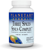 Planetary Herbals Soporte Sinusal Tres Especias, 90 comprimidos