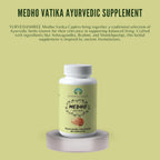 Ayurvedashree Medho Vatika 60 Comprimidos - Suplemento Herbal con 8 Hierbas Ayurvédicas