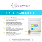 Orenda Clean® 18-Botanical Supplement Powder with Serrapeptase & Milk Thistle, Aronia Berry, Turmeric & Ashwagandha, Liver Support 80g