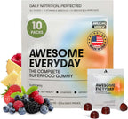Awesome Everyday Essential Daily Nutrition Gummies – Gominolas Nutricionales Diarias con Aminoácidos Esenciales, Vitaminas, Minerales y Superalimentos Fermentados