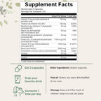 Micro Ingredients Pure Methylated B Complex, 240 Cápsulas | Complejo B Metilado 11 en 1 con Metilfolato y B12