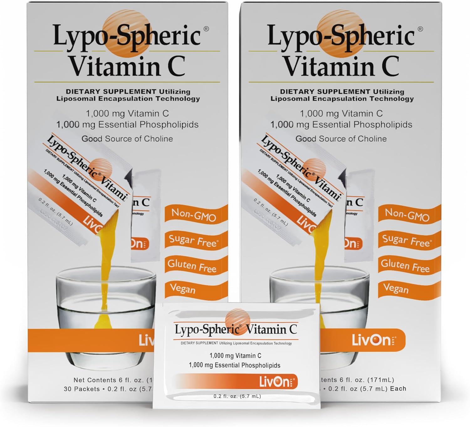 LivOn Laboratories Lypo-Spheric Vitamina C 1000 mg 60 Sobres