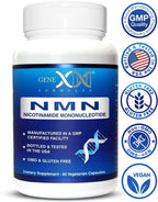 Genex Formulas NMN 250mg (3 Paquetes) - Cápsulas de Mononucleótido de Nicotinamida, 99% Puro, 90 Días de Suministro