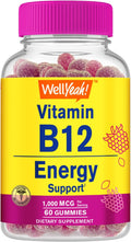 WellYeah Vitamina B12 1000mcg Gomitas - Apoyo Energético e Inmune