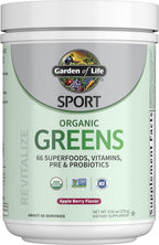 Garden of Life Sport Organic Greens – Apple Berry (270g)