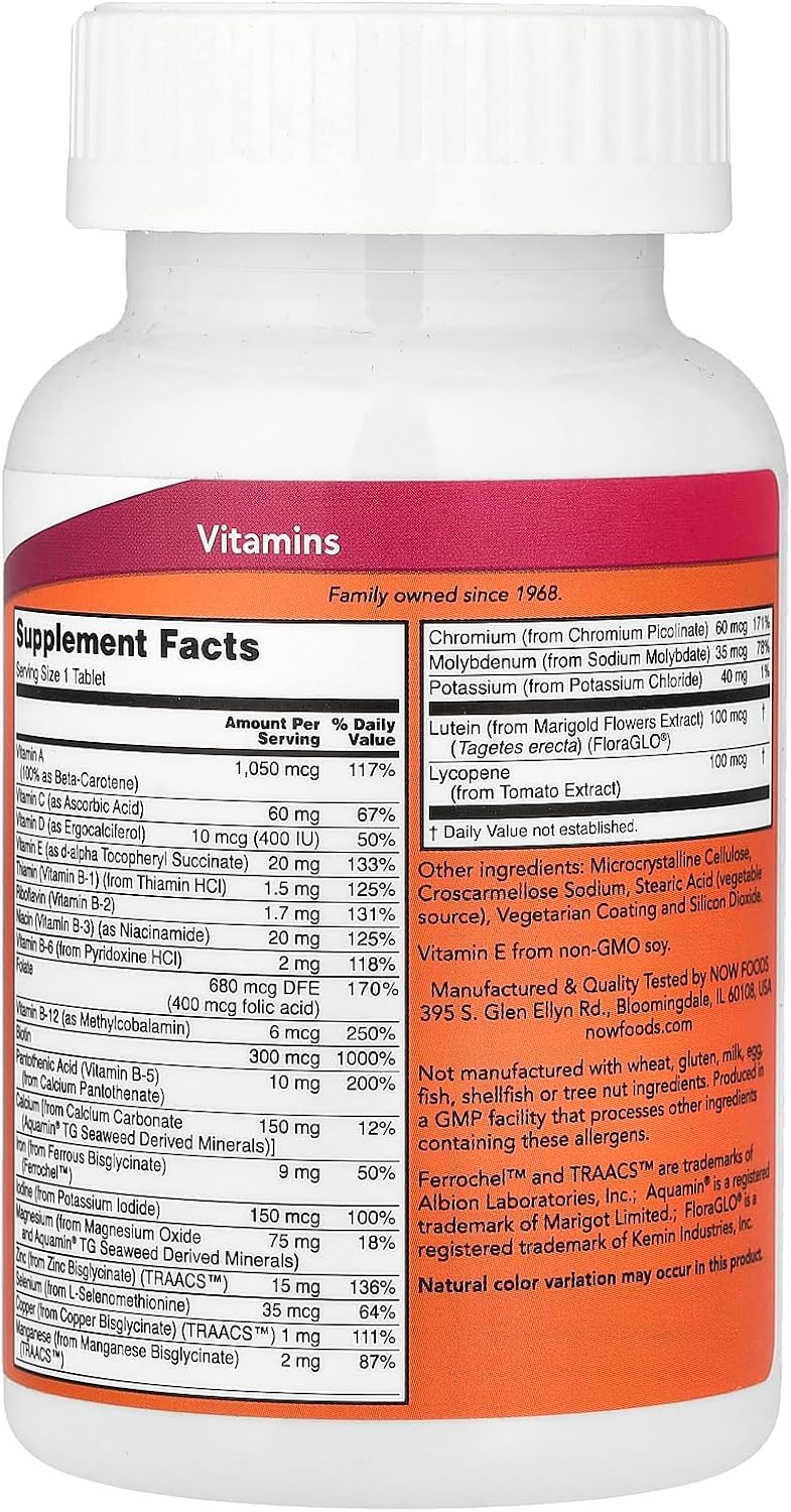Daily Vits Multi NOW Foods 100 Comprimidos