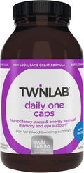 Twinlab Daily One Caps con Hierro - Multivitamínico y Mineral - 180 Cápsulas