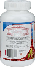 Zahler Junior Multi™ - Multivitamínico Infantil Completo - Sabor Cereza Natural - 180 Comprimidos Masticables
