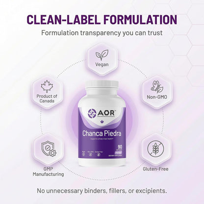 AOR Chanca Piedra 500mg - 90 Cápsulas Veganas – Vegano: apto para dietas basadas en plantas. – Image 5