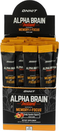 Onnit Labs Alpha Brain Instant Peach, 0.13 OZ