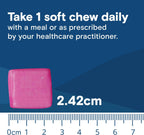 Bariatric Fusion Calcium Chews - Citrato de Calcio con Vitamina D3 - Masticable Sabor Fresa - 60 unidades