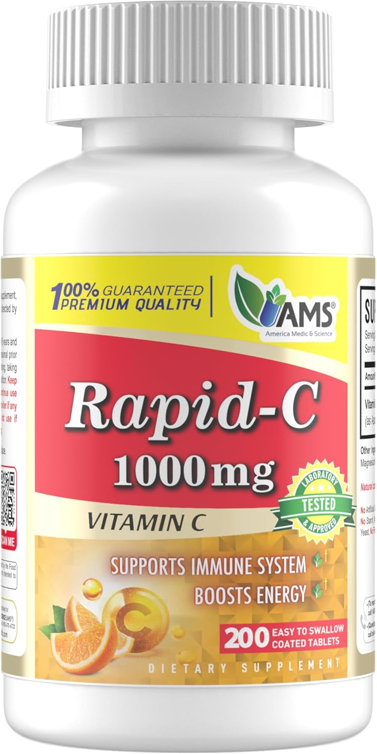 America Medic & Science Rapid-C Vitamina C 500 mg - 100 Comprimidos