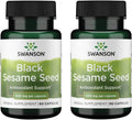 Swanson Full Spectrum Black Sesame Seed 500 mg 60 Cápsulas (Paquete de 2)