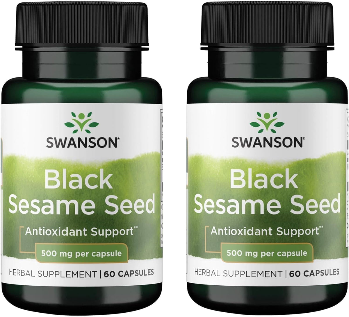 Swanson Full Spectrum Black Sesame Seed 500 – Lignanas : como la sesamina, que pueden contribuir a la salud – Image 1