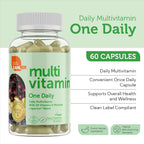 Zahler Multivitamínico Vegano Diario - 60 Cápsulas - Para Hombres y Mujeres
