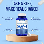 NasaBeahava SAM-e (S-Adenosil-L-Metionina) 1000mg por dosis - Suplemento de alta potencia (45 días)
