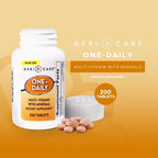 GeriCare One-Daily Multivitaminas con Minerales para Hombres y Mujeres (200 Comprimidos)