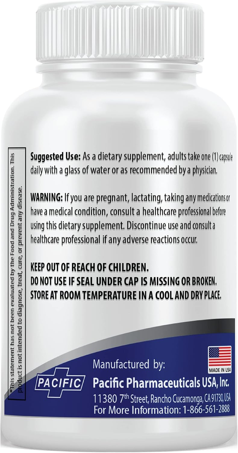 Pacific Nature's L-Methylfolate 7.5mg (30 Cápsulas) - Forma Activa de Folato