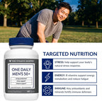 The Vitamin Shoppe Multivitamínico Multimineral Diario para Hombres de 50+, 60 Comprimidos