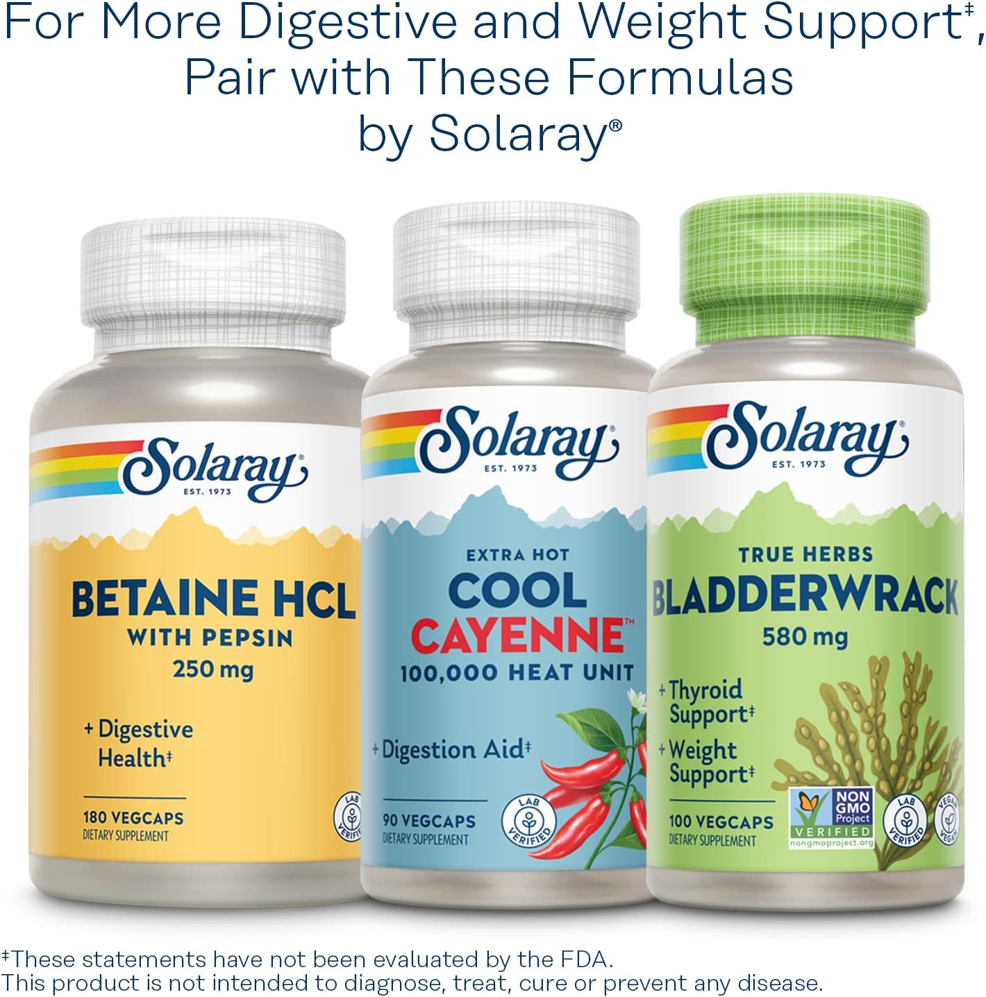 SOLARAY Lipotropic 1000 Plus Complex, 100 Cápsulas