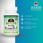 Source Naturals Vegan True Vitamina D3 2000 UI – 90 Cápsulas (Vegano, No-GMO, de Algas)