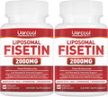Suplemento de Fisetina 2000mg con Quercetina, Resveratrol y NAD - Uarcool (60 Cápsulas)