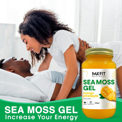 MAX FIT Sea Moss Gel Silvestre 24 oz - 92 Vitaminas y Minerales – Image 2