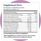 Pattern Wellness PMS Complex – Apoyo para el Bienestar del Ciclo Mensual con Vitamina B6, Magnesio y Extractos Herbales – 60 Cápsulas Veganas