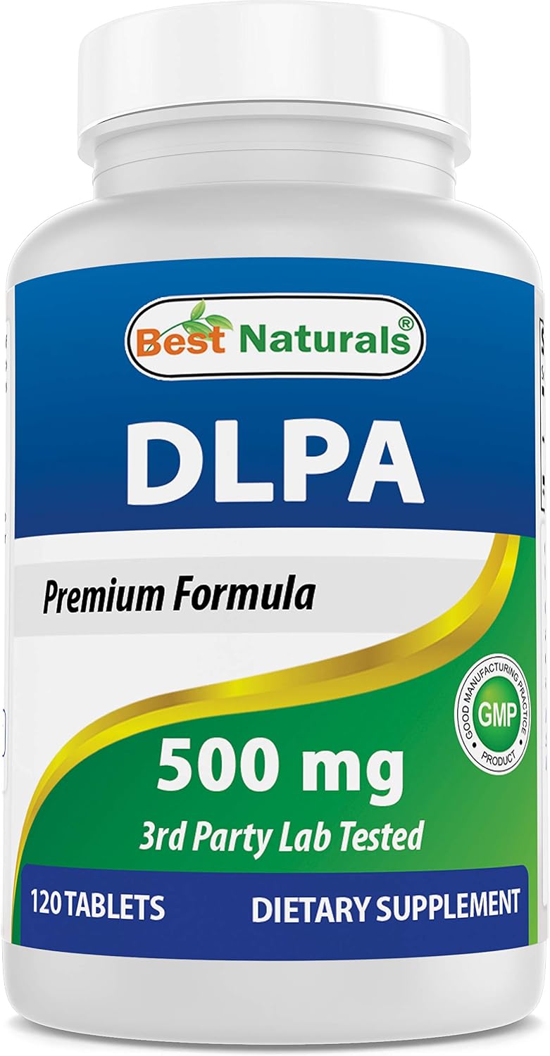 Best Naturals DLPA 500 mg, 120 Comprimidos