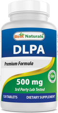 Best Naturals DLPA 500 mg, 120 Comprimidos