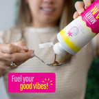 Sunwarrior Liquid Multivitamins for Women – Multivitamínico Líquido para Mujeres con Vitaminas B, D3, Lion's Mane y Ginseng, Sabor Melocotón Mango (30 Dosis)