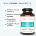 Natural Immunity - Apoyo Inmunológico Botánico con Orégano, Reishi, Zinc, Vitamina C y Quercetina | 60 Cápsulas (1 Mes)