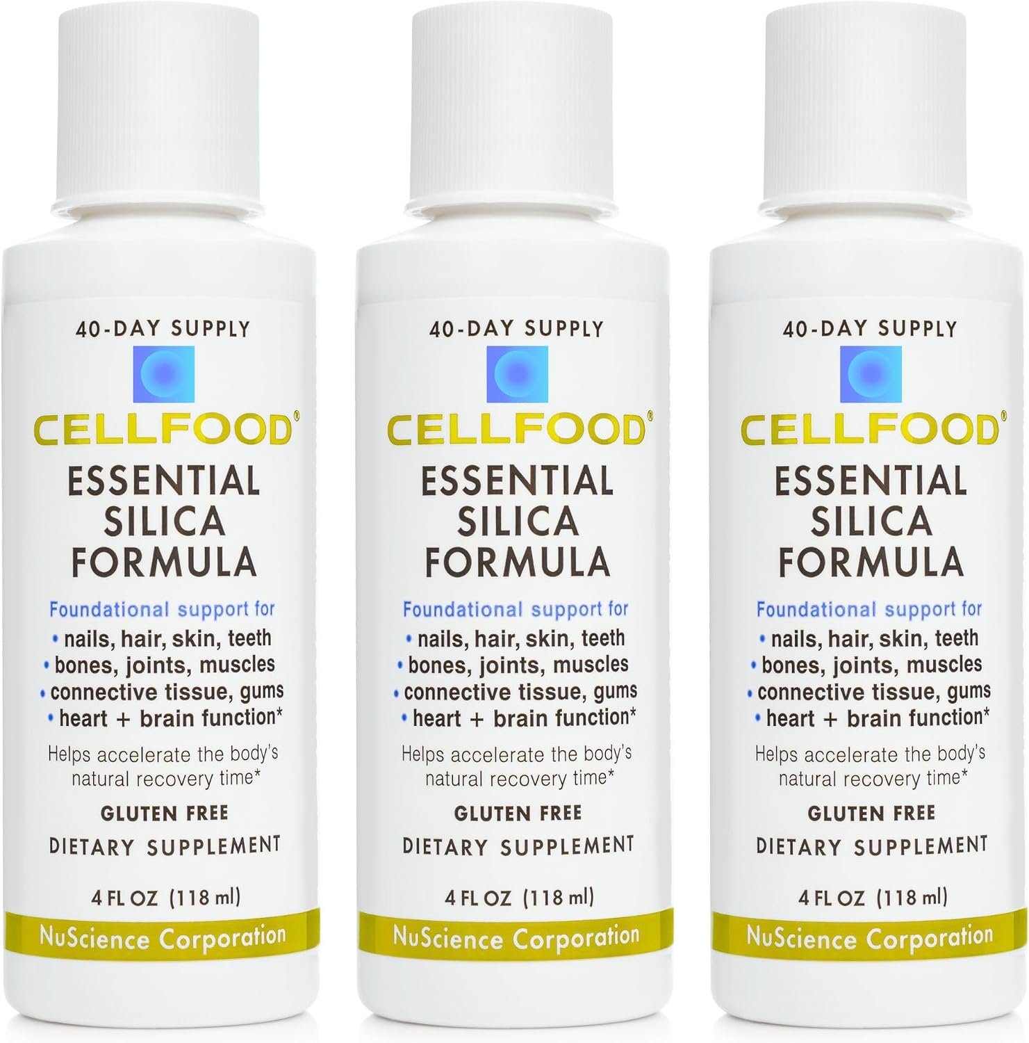 Cellfood Silica Anti-Aging Formula - 118 ml - Líquido de silicio biodisponible