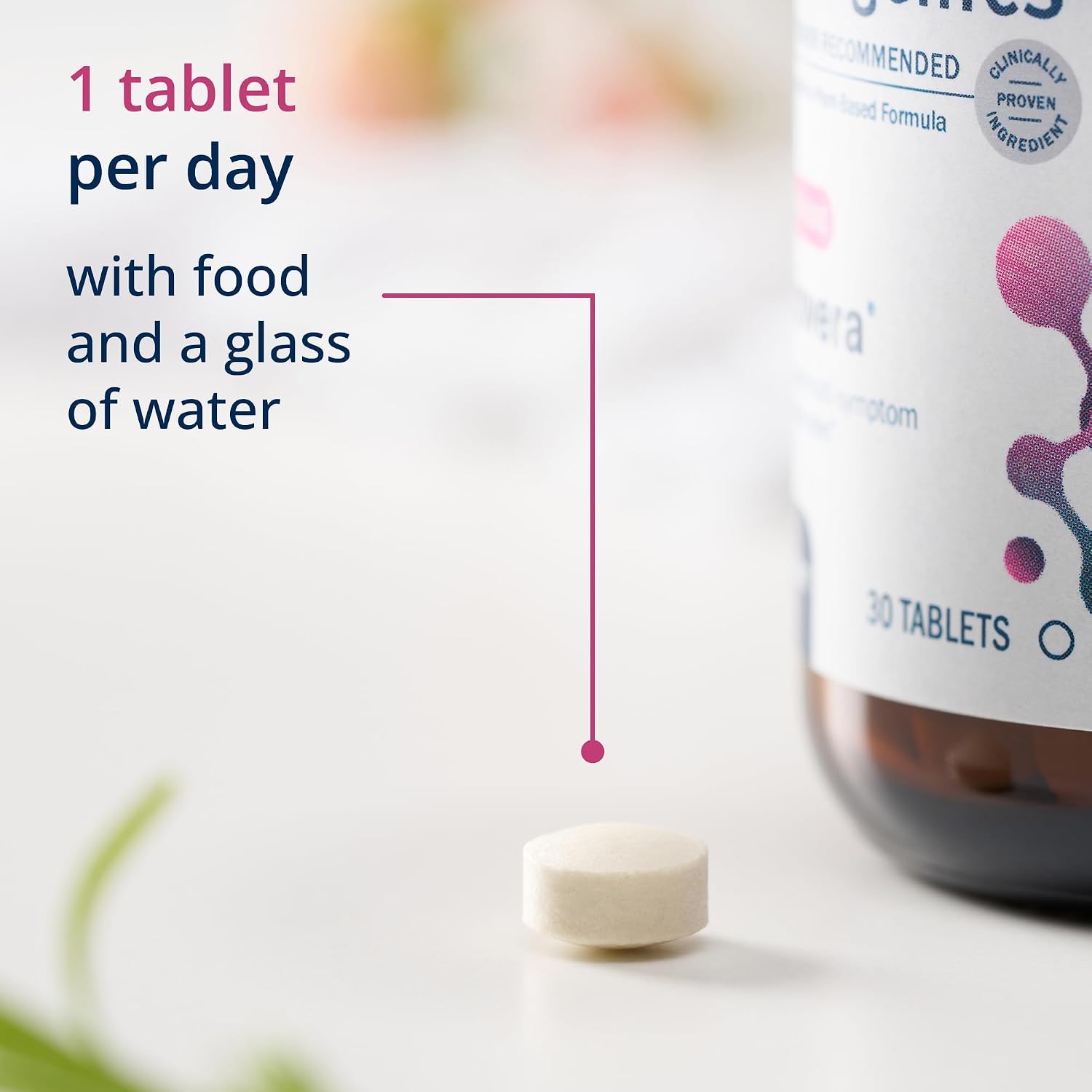 Metagenics HerWellness Estrovera - Suplemento vegetal para la menopausia con ERr 731 - 90 comprimidos