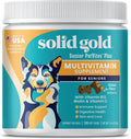 Solid Gold Multivitamínico para Perros Senior - Masticables con Glucosamina, Probióticos y Vitaminas - 120 unidades