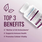 Approved Science Glutathione 500 mg con Complejo Fosfolípido, Vitamina C y BioPerina - 60 Cápsulas
