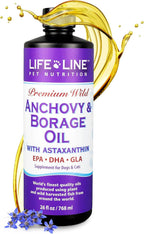 Lifeline Wild Anchovy + Borage Oil for Dogs – 770 ml