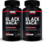 Force Factor Black Maca Raíz de Maca Negra para Hombres, 1000 mg, 120 Cápsulas (Envase de 2)