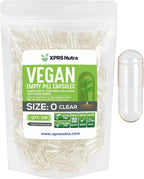 XPRS Nutra Cápsulas Vacías Vegetarianas Tamaño 0 - 100 uds - Veganas