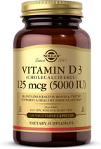 Vitamina D3 5000 UI - 120 Cápsulas Vegetales