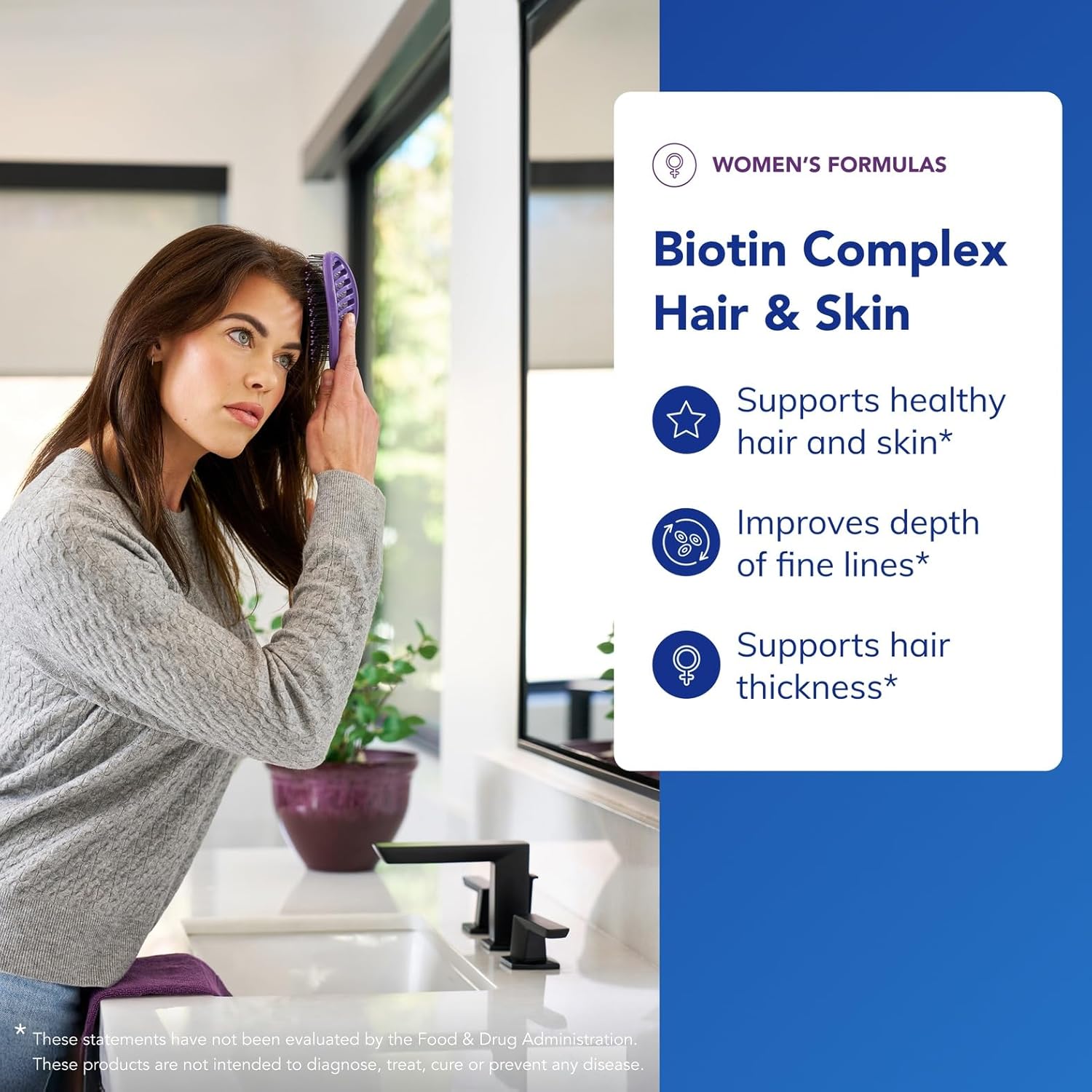Pure Encapsulations Biotin Complex Cabello y Piel - 60 Cápsulas