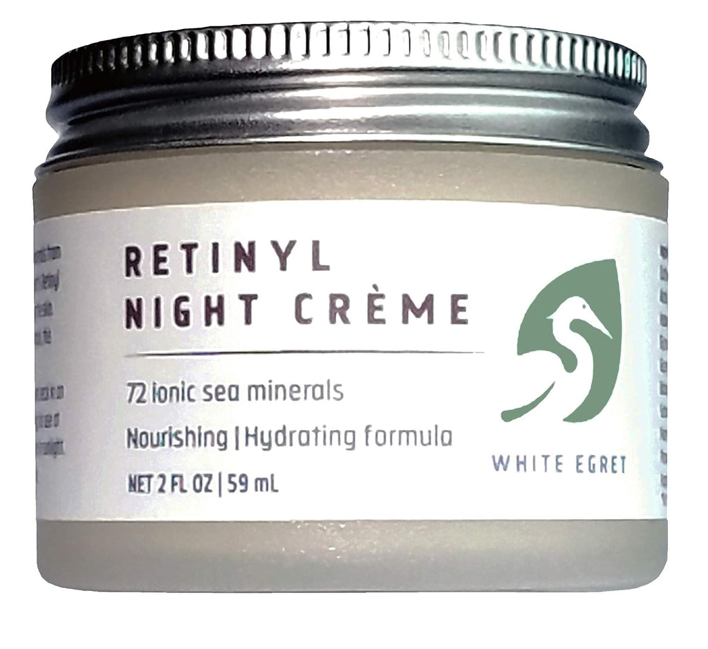 White Egret Hydrating Retinol Night Cream, 2 fl oz