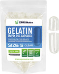 Cápsulas Vacías de Gelatina Tamaño 5 (100 uds.) - XPRS Nutra