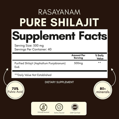 Rasayanam Shilajit Resina Pura del Himalaya (20g) - 80+ Minerales y 75% Ácido Fúlvico – Image 8