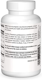 Source Naturals Feverfew Extract - Dietary Supplement with Magnesium, Calcium and Vitamin C - 100 Tablets