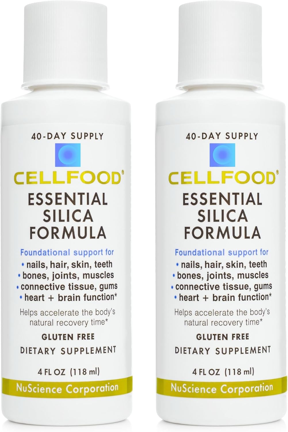 Cellfood Silica Anti-Aging Formula - 118 ml - Líquido de silicio biodisponible